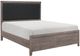 Homelegance® Woodrow Black/Brownish Gray Queen Panel Bed-0