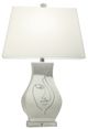 Wildwood Lamps Abstract Portrait I White Table Lamp-0