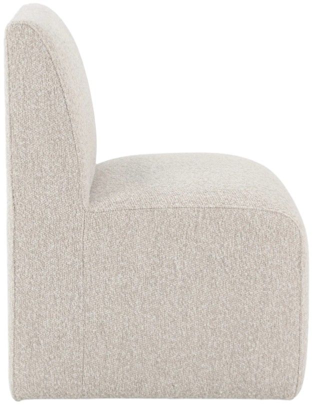 Classic Home Brighton Coastal Sand Upholstered Dining Chair-3