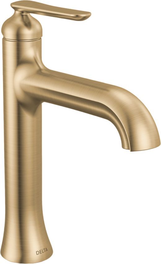 Delta Bonacci™ Champagne Bronze Single Handle Mid-Height Bathroom Faucet-0