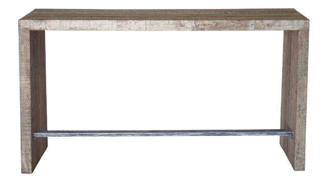 Home Trends & Design Ibiza Vintage Teal Sofa Console Table-1