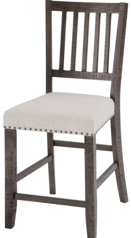 Jofran Inc. Willow Creek Chocolate Brown Counter Stool-2