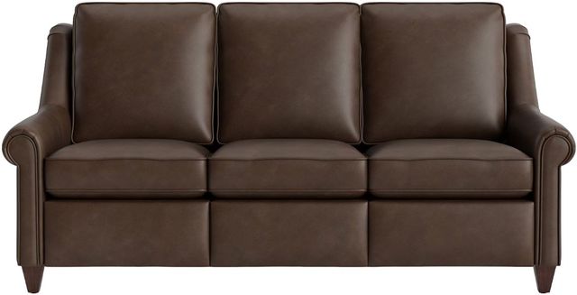 Bassett® Furniture Customizable BenchMade Power Reclining Panel Arm Sofa-1