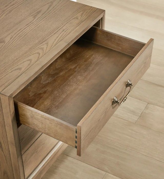 Flexsteel® Arlington Warm Oak 3-Drawer Nightstand-3