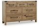 Signature Design by Ashley® Ridgester Light Brown Dresser-0
