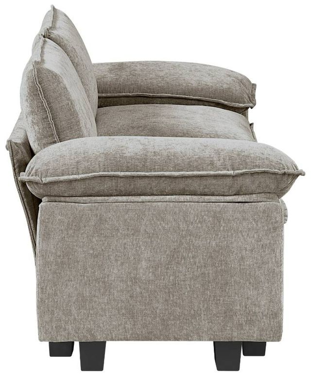 Homelegance® Dublin 2-Piece Dark Pewter Loveseat-3