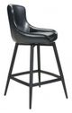 Zuo® Dresden Black Bar Chair-3