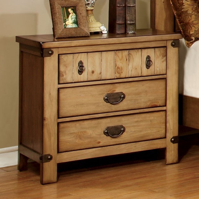 Furniture of America Pioneer Nightstand