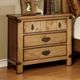 Furniture of America® Pioneer Weathered Elm Nightstand-1