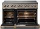 Viking® 5 Series 48" Nantucket Pro Style Induction Range with Brushed Brass Trim-1