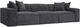 TOV Furniture Mindy Charcoal Modular Sofa-0