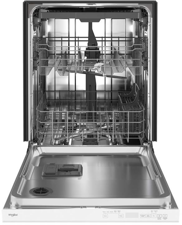 Whirlpool® 24" White Built In Dishwasher-1