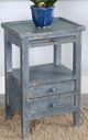 Sunny Designs™ Ocean Blue 2-Drawer Side Table-2