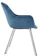 Mazin Furniture Ayami Blue/Chrome Dining Arm Chair -2