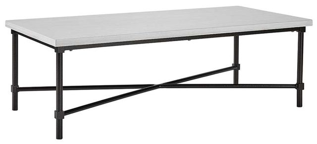 Lane Venture® Langham Light Gray Rectangular Cocktail Table-0