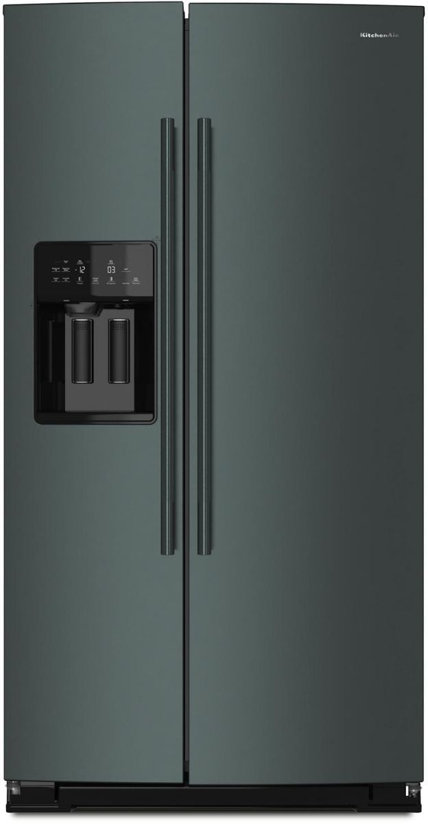 KitchenAid® 36 in. 20.85 Cu. Ft. Juniper Counter Depth Side-by-Side Refrigerator with Exterior Ice and Water Dispenser-0