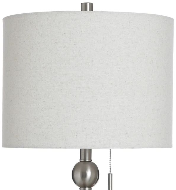 Stylecraft Chadron Silver Table Lamp-4