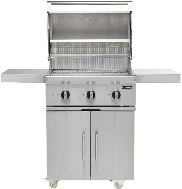 Coyote® C-Series 3-Burner Stainless Steel Freestanding Liquid Propane Grill-1