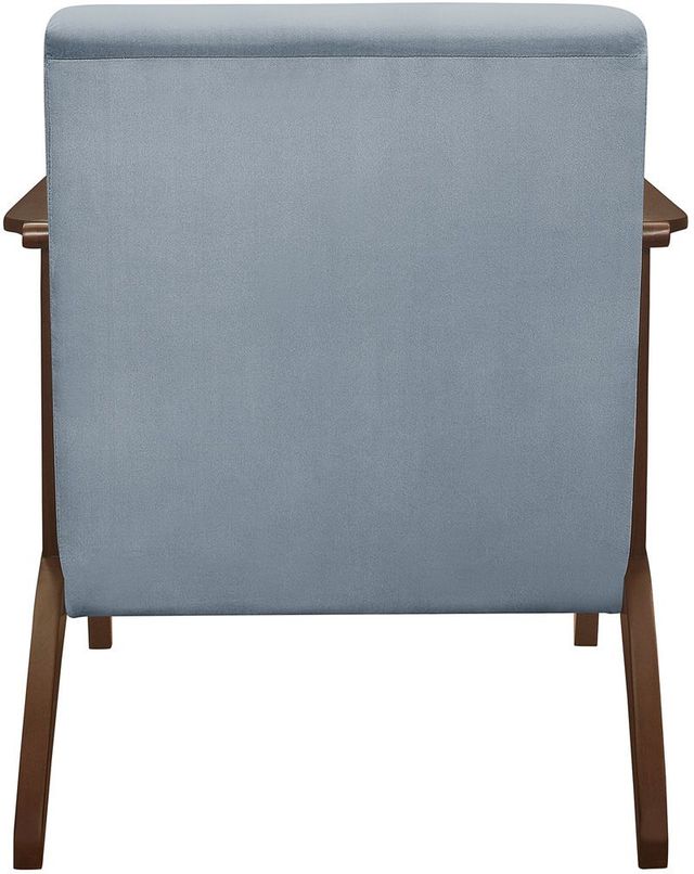 Mazin Furniture Carlson Blue Gray Upholstered Accent Chair-3