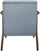 Mazin Furniture Carlson Blue Gray Upholstered Accent Chair-3