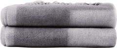 Blu Sleep Linen Alpina Gray One Size Throw Blanket
