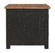 Signature Design by Ashley® Valebeck Light Brown End Table with Rustic Black Base-2