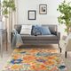 Nourison Home™ Allur Ivory 5'x7' Style 2 Area Rug-1