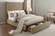 Homelegance® Fairborn Brown Upholstered Full Storage Platform Bed-1