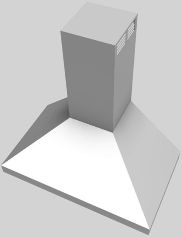 Vent-A-Hood® 36" Stainless Steel Wall Mounted Range Hood-2