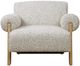 Uttermost® Juncture Ivory Upholstered Accent Chair-3