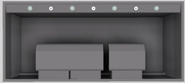 Vent-A-Hood® Designer Series 54" Gunsmoke Wall Mounted Range Hood-4