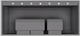 Vent-A-Hood® Designer Series 54" Gunsmoke Wall Mounted Range Hood-4