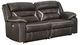 Signature Design by Ashley® Kincord 2-Piece Midnight Power Reclining Sectional Loveseat-0