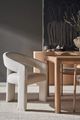 Universal Explore Home™ New Modern Vesper Canberra Ivory Arm Chair-1