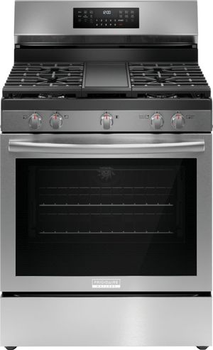 Frigidaire Gallery 30" Smudge-Proof Stainless Steel Freestanding Gas Range
