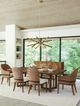 Tommy Bahama® Furniture Palm Desert San Marino Brown Double Pedestal Dining Table-1