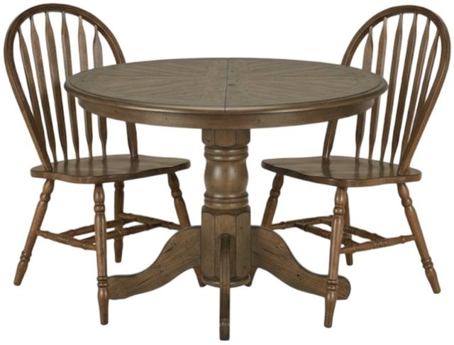 Liberty Furniture Carolina Crossing 3-Piece Antique Honey Drop Leaf Dining Set-0