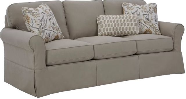 Craftmaster® Customizable Soft Haven Queen Slipcover Sleeper Sofa