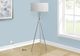 Monarch Specialties Inc. Nickel Floor Lamp with Tripod-2
