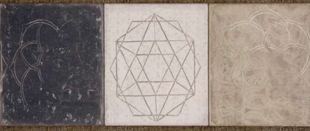 StyleCraft Tiles Beige/Black/Brown/Gray Wall Art-1