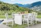 Intercon Nash 7-Piece Buff Aluminum Counter Height Dining Table Set-1
