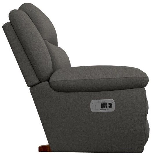 La-Z-Boy® Joel Charcoal Power Rocking Recliner with Headrest-3