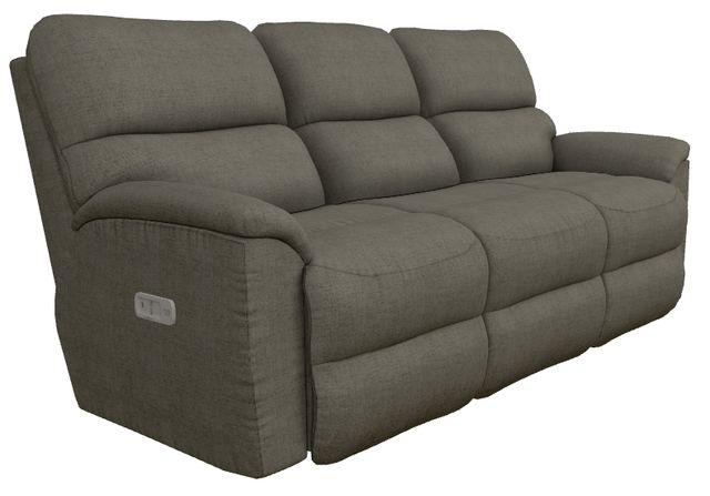 La-Z-Boy® Brooks Gray Power Reclining Sofa with Headrest-0