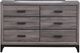 Global Furniture USA Kate 5-Piece Foil Gray Youth Full Panel Bedroom Set-3