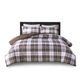 Olliix by Madison Park Essentials Parkston Brown King/California King 3M Scotchgard Down Alternative All Season Comforter Set-1