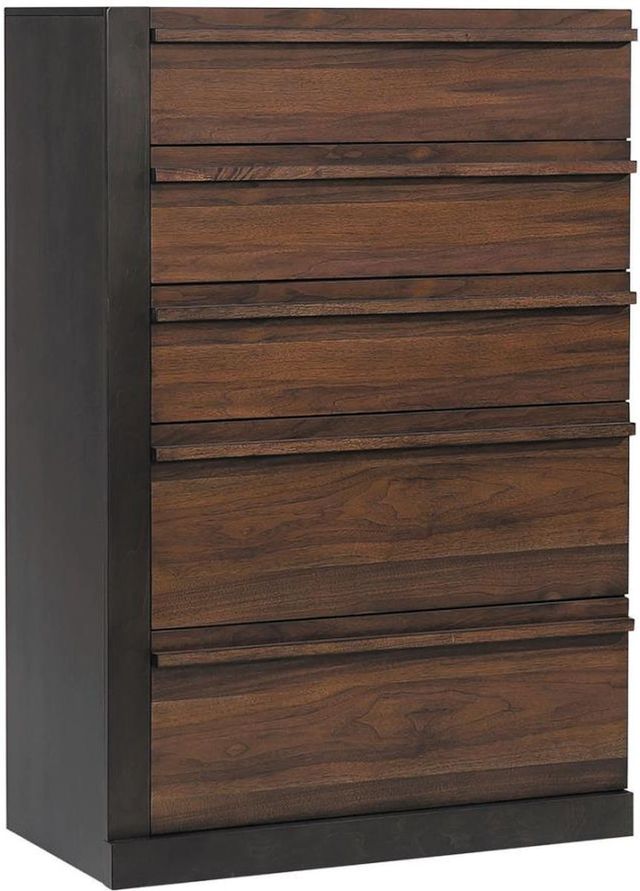 Coaster® Azalia 5-Piece Black/Walnut Queen Bedroom Set-3