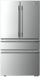 KitchenAid® 36" 29.51 Cu. Ft. PrintShield™ Stainless Steel French Door Refrigerator with Interior Water and Ice and FreshChill™ Full-Width Refrigerated Drawer-0