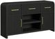 Elements International Ridgemont Black Server-0