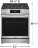 Frigidaire Gallery® 30'' Smudge-Proof® Stainless Steel Slide-In Gas Range with Stone-Baked Pizza-3