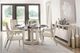 Bernhardt Axiom Beige/Linear Gray Upholstered Dining Arm Chair-1